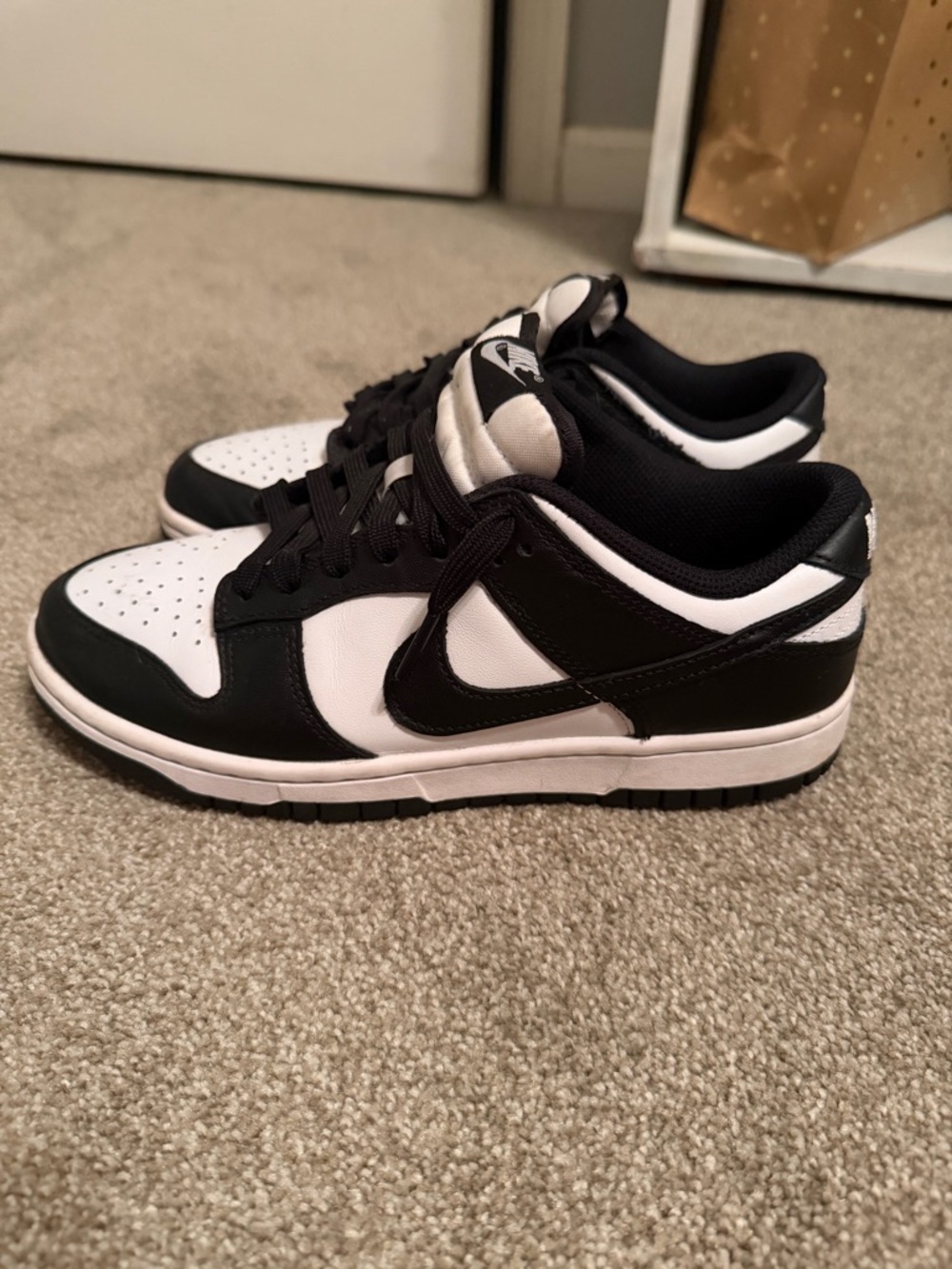Nike  Pandas Black and White Low-Top Sneakers